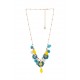 Collana argento con Castoni